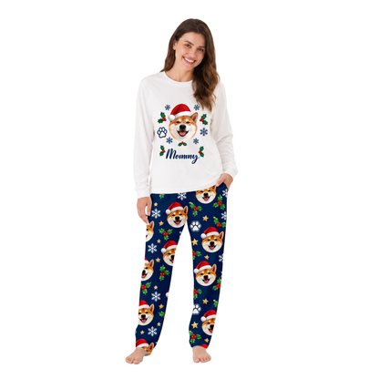 Personalized Dog Lover Holiday Matching Family Christmas Pajamas