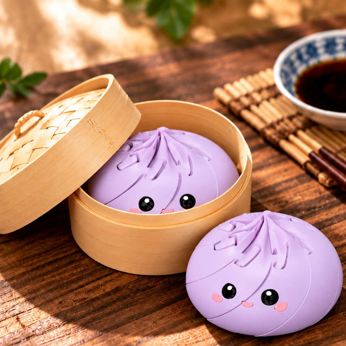 3D Printed Dumpling Fidget Toy | Kawaii Sensory Stress Relief Desk Buddy