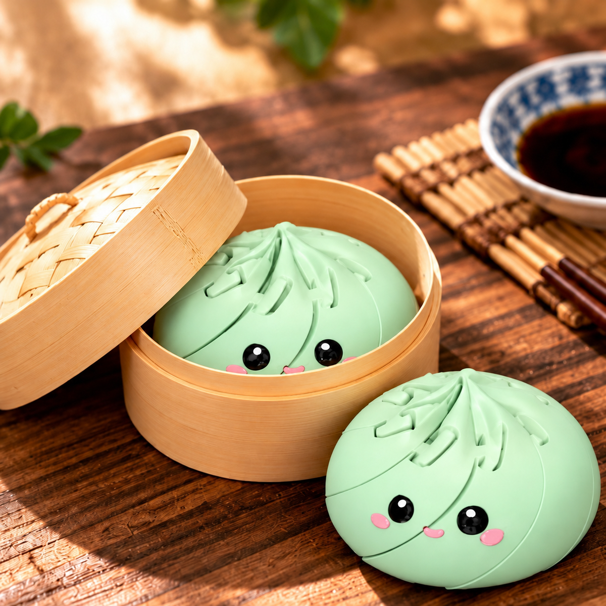 3D Printed Dumpling Fidget Toy | Kawaii Sensory Stress Relief Desk Buddy