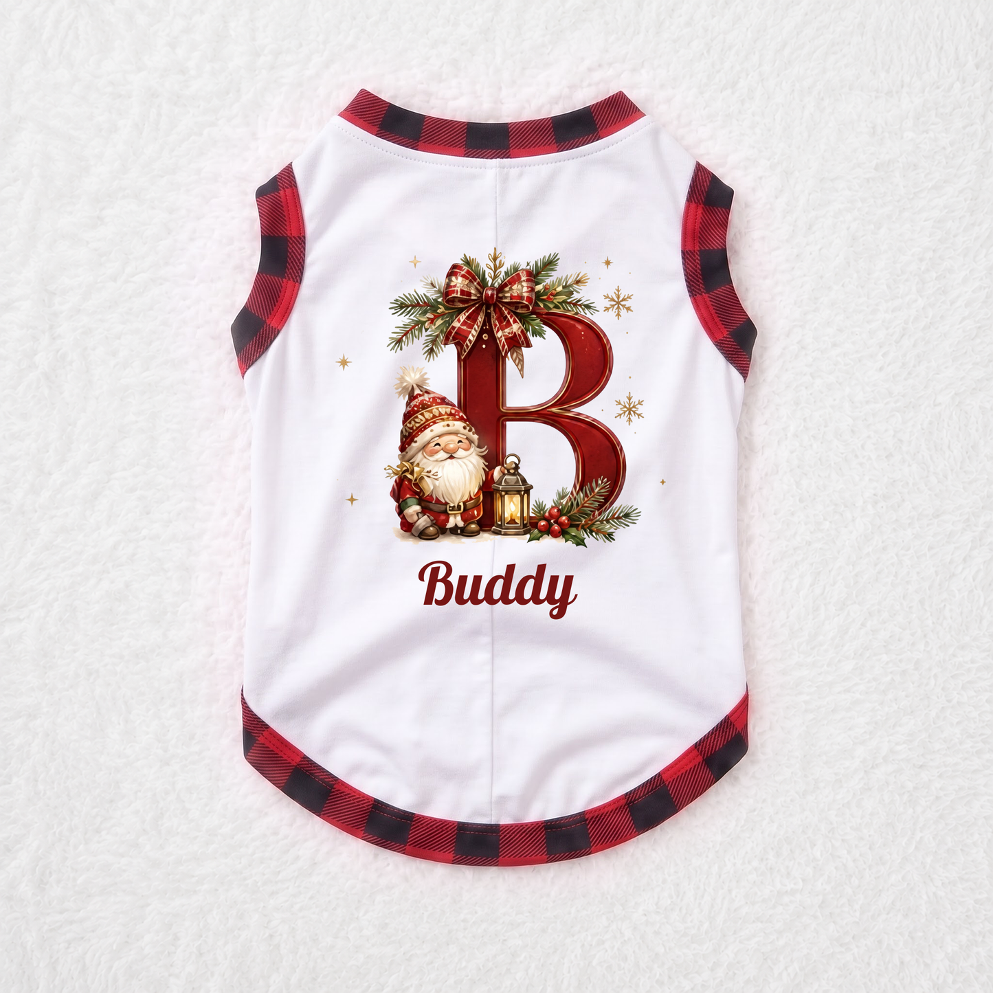 Custom Initial Name Christmas Pajamas