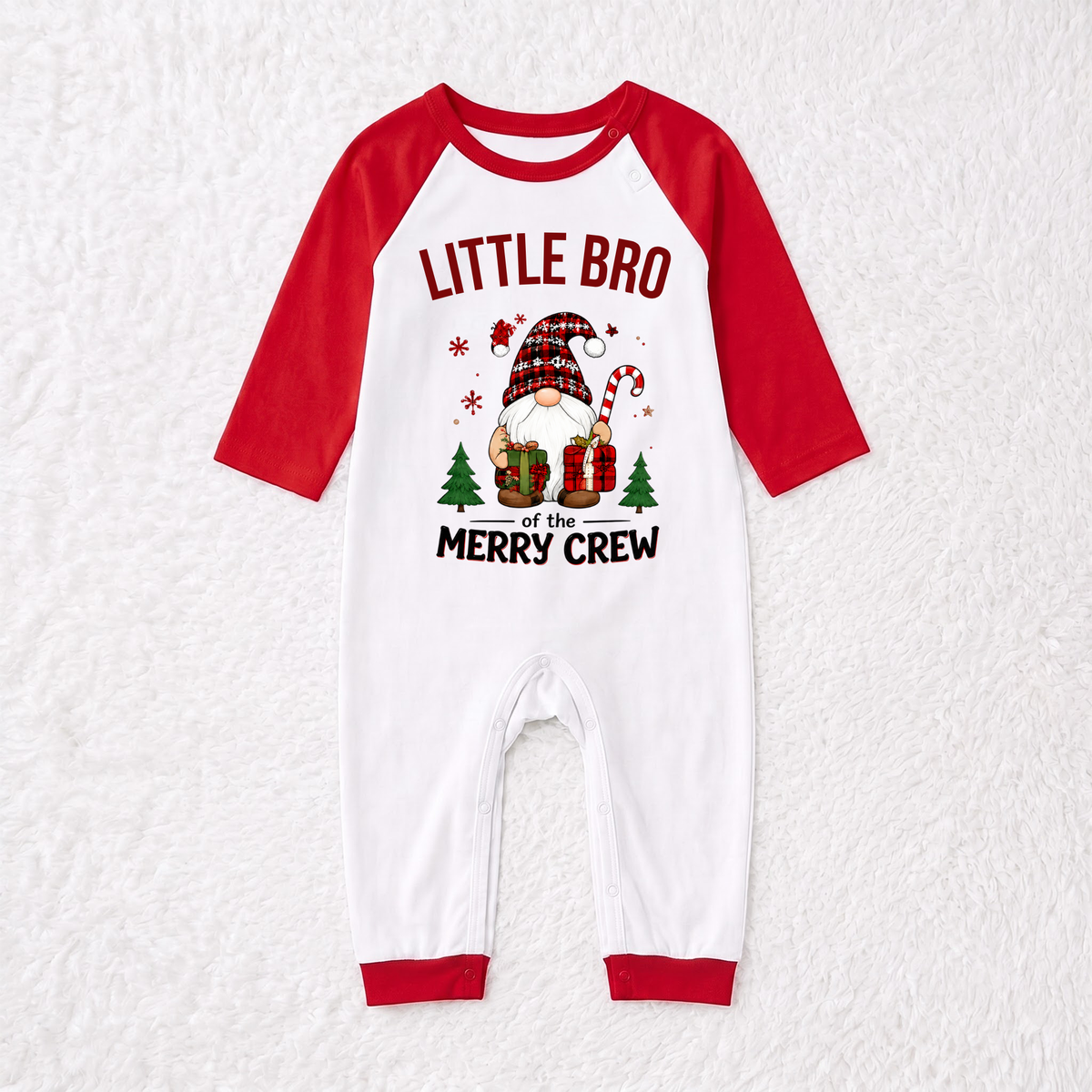 Cute Christmas Gnome Family Christmas Pajamas With Pet