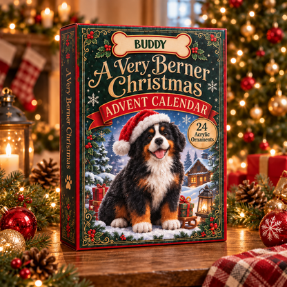 A Very Berner Christmas Advent Calendar 2026 - 24-Day Festive Countdown, Acrylic Charms Blind Box