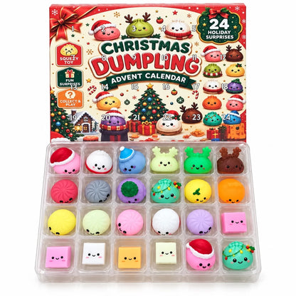 Squishy Dumpling Christmas Kids Gifts - Advent Calendar