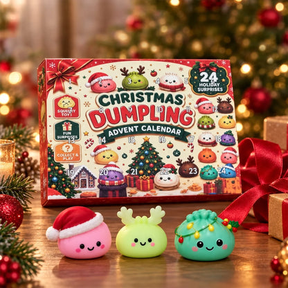 Squishy Dumpling Christmas Kids Gifts - Advent Calendar