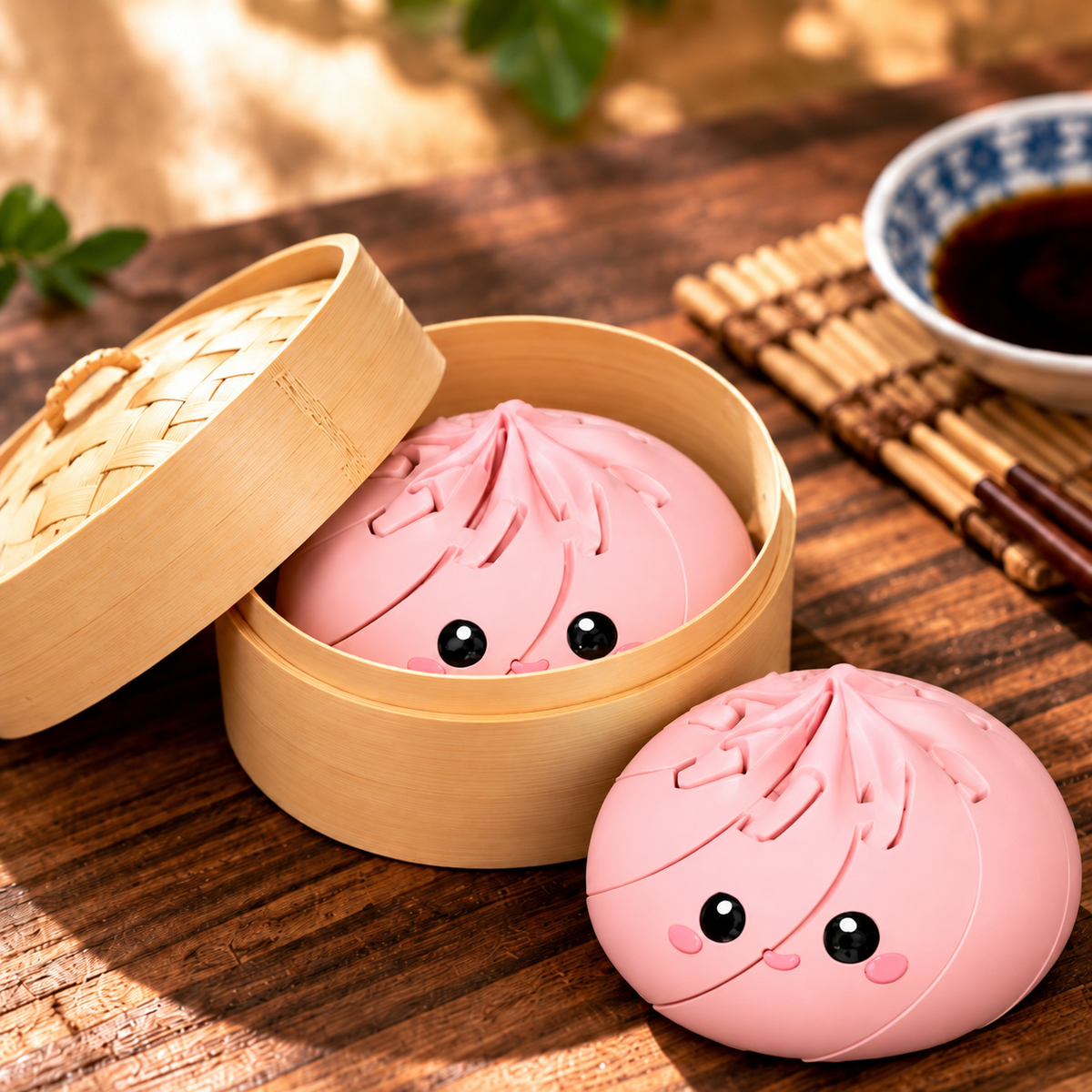 3D Printed Dumpling Fidget Toy | Kawaii Sensory Stress Relief Desk Buddy
