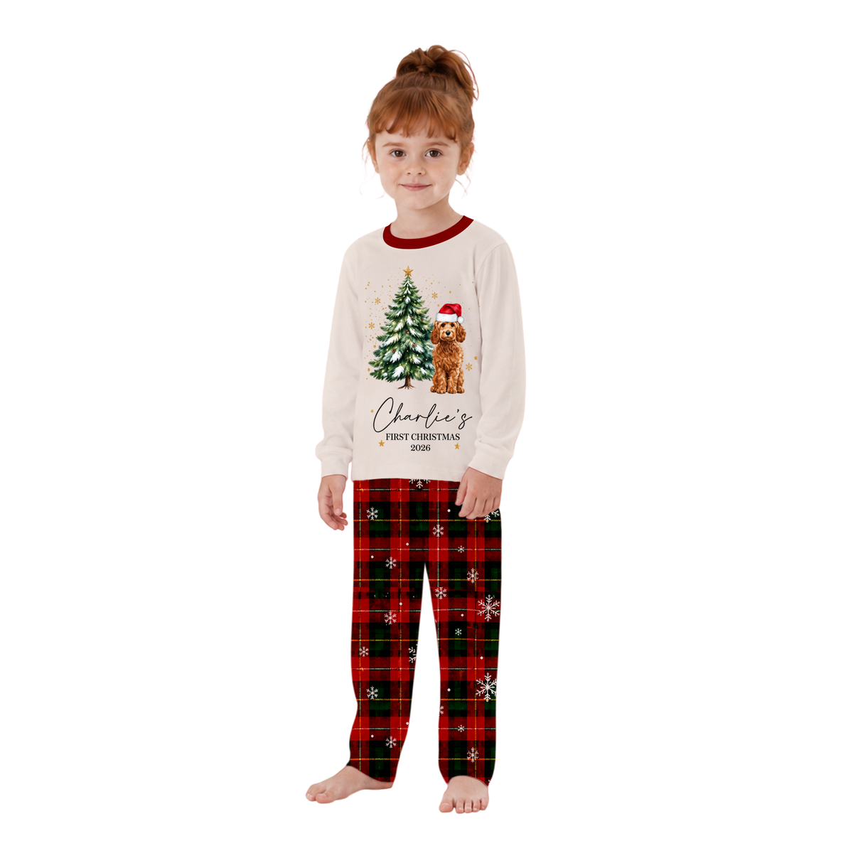 Personalised Dogs First Christmas Matching Family Christmas Pajamas With Pet (Copy)