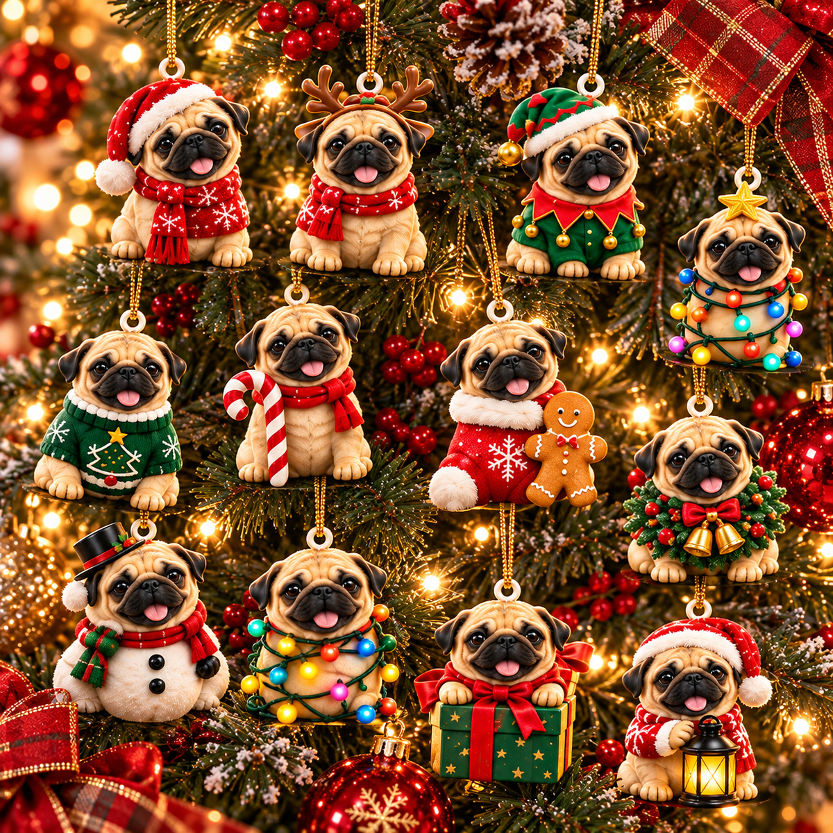 Pug Advent Calendar 2026 – 24-Day Christmas Countdown for Pug Lovers