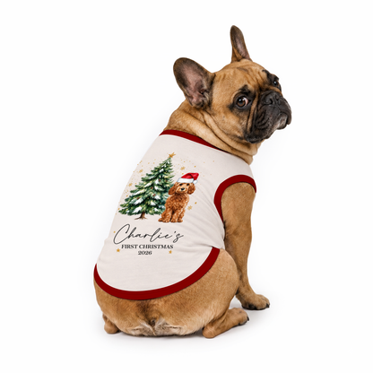 Personalised Dogs First Christmas Matching Family Christmas Pajamas With Pet (Copy)