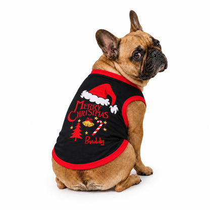Custom Name Merry Christmas Family Matching Pajamas With Pet