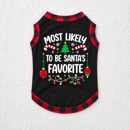 Funny Most Likely Christmas Family Matching Pajamas With Pet