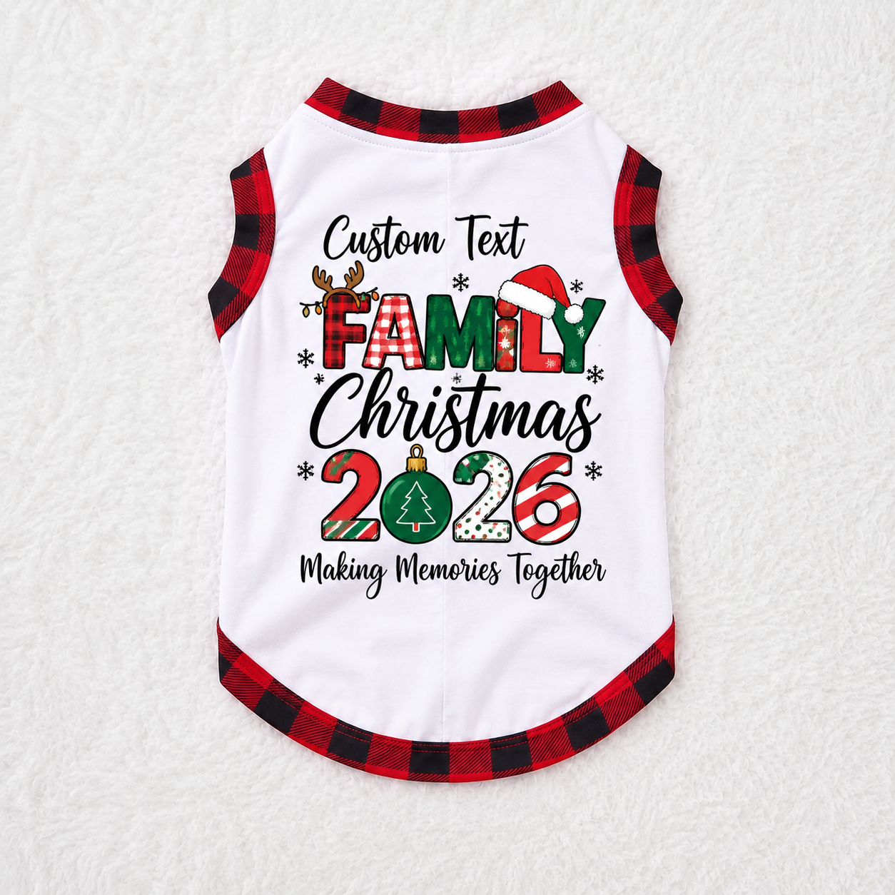 KHANH Festive Personalized Family Christmas 2026 Matching Family Christmas Pajamas (Copy)