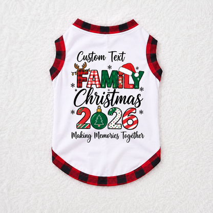 KHANH Festive Personalized Family Christmas 2026 Matching Family Christmas Pajamas (Copy)