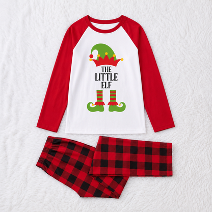 Cute Personalized Elf Family Christmas Pajamas