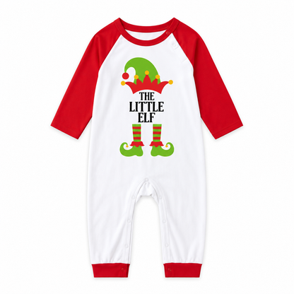 Cute Personalized Elf Family Christmas Pajamas