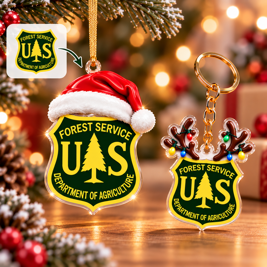 Custom Logo Christmas Ornament And Keychain - Personalised Photo Ornament Hanging Car
