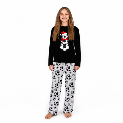 Soccer Family Matching Pajamas With Pet