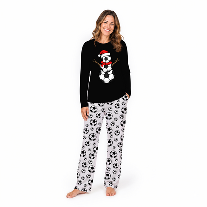 Soccer Family Matching Pajamas With Pet