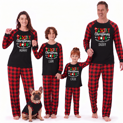 Custom Names Family Christmas 2026 Matching Family Christmas Pajamas