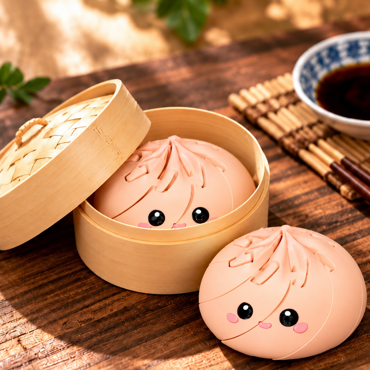 3D Printed Dumpling Fidget Toy | Kawaii Sensory Stress Relief Desk Buddy