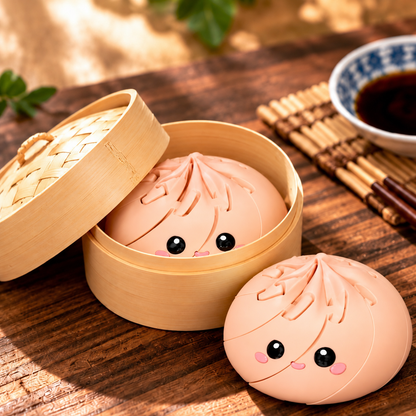 3D Printed Dumpling Fidget Toy | Kawaii Sensory Stress Relief Desk Buddy