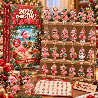 2026 Christmas Flamingo Advent Calendar– Every Day Brings New Surprises