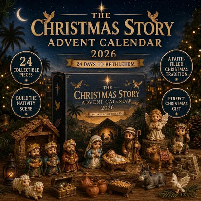 The Christmas Story Advent Calendar 2026 - 24 Nativity Scene Collectible Pieces