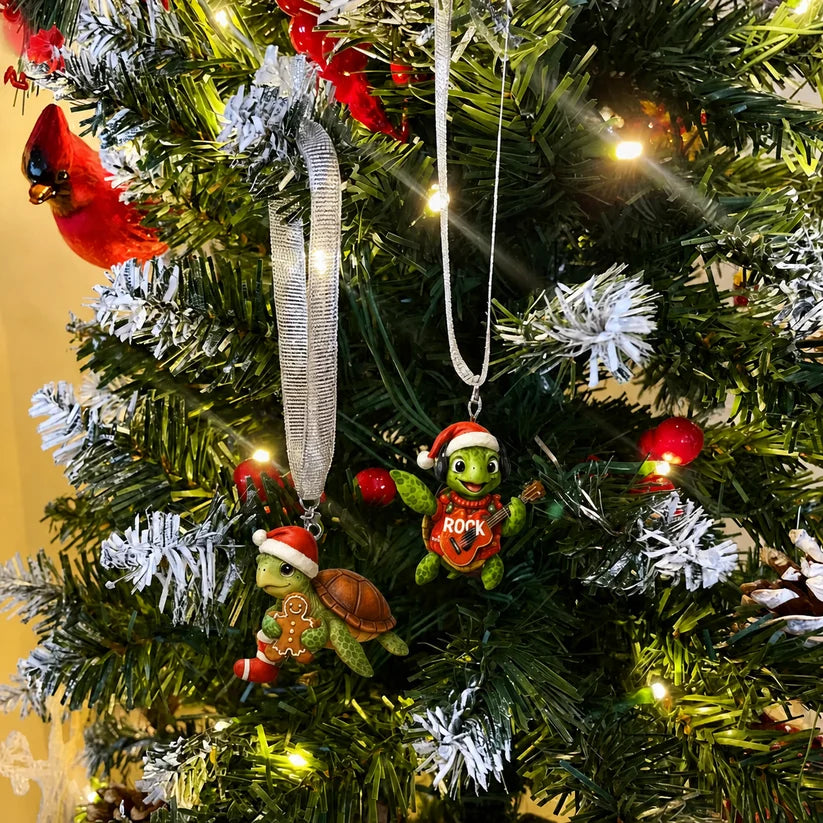 Sea Turtle Advent Calendar 2026 – 24 Cute Sea Turtle Acrylic Ornaments