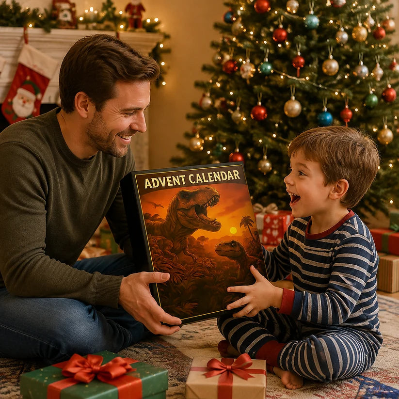 Dinosaur Advent Calendar, 24‑Day Christmas Countdown Calendar