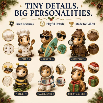 24 Days of Horse Magic Acrylic Advent Calendar 2026 – 24 Cute Horse Acrylic Ornaments