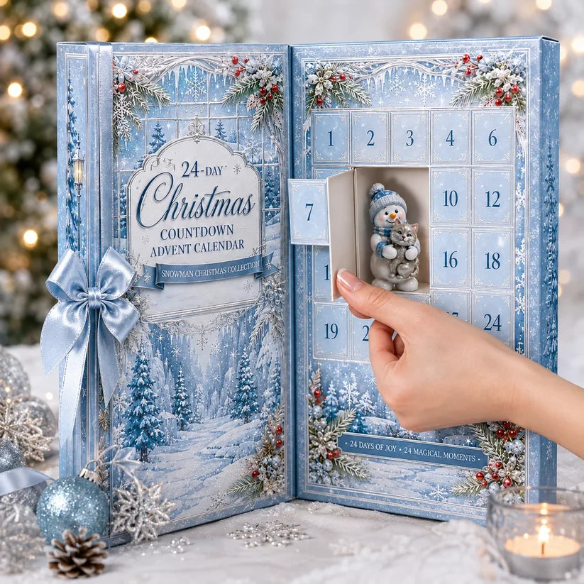 24-Day Christmas Countdown Advent Calendar – Snowman Christmas Series