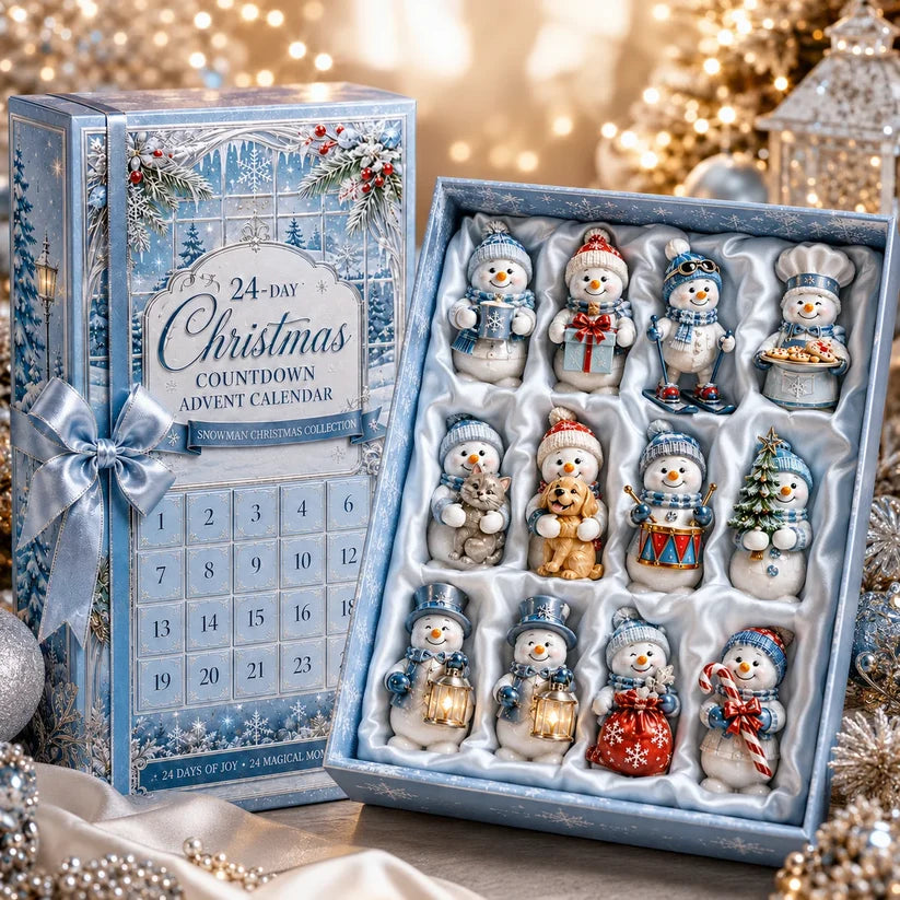 24-Day Christmas Countdown Advent Calendar – Snowman Christmas Series