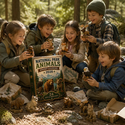 National Park Adorable Animals Advent Calendar 2026 - 24-Day Festive Countdown