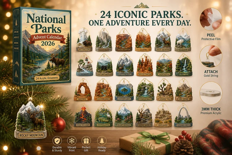National Parks Advent Calendar 2026 - 24-Day Festive Countdown