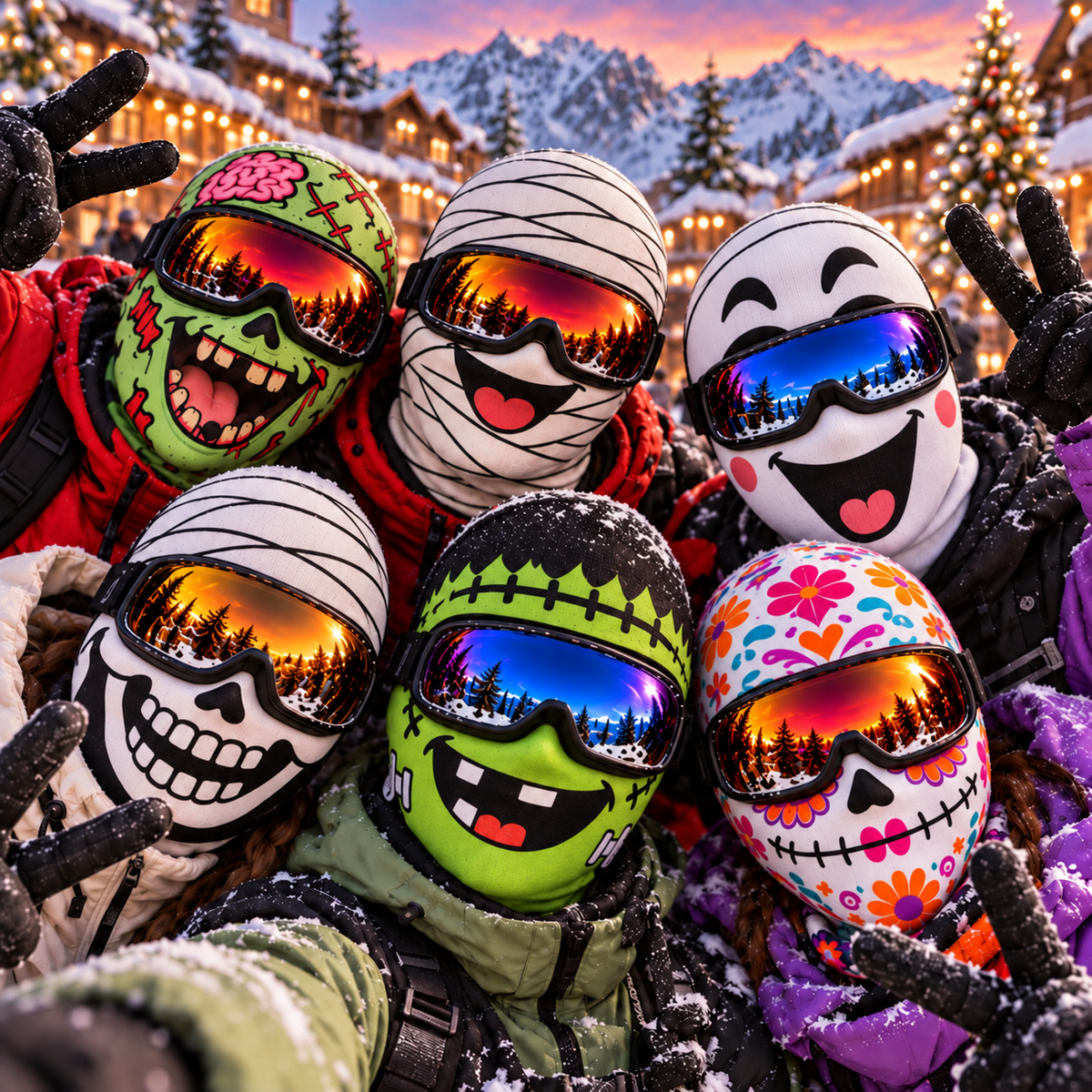 Halloween Ski Mask, Spooky Gifts For Kids -  Mask