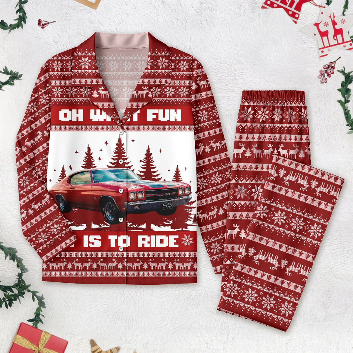 Dth Custom Car Photo Oh What Fun It Is To Ride Pajamas Th10 896017