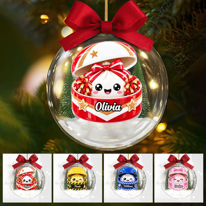 Squishy Hunting Gifts For Kids - Personalized 3D Acrylic Ball Ornament