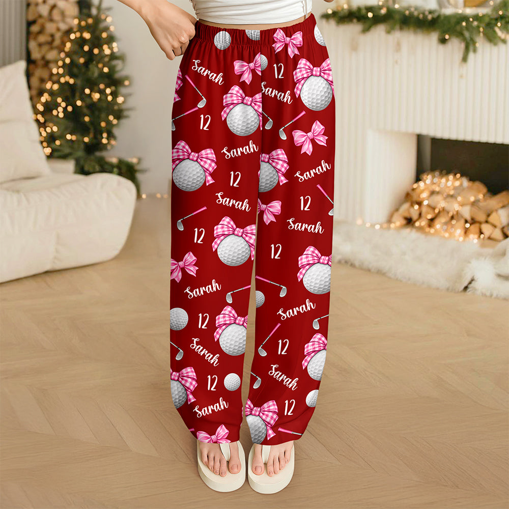 Personalized Coquette Bow Golf Sweatpants Gift For Her HA75 919488