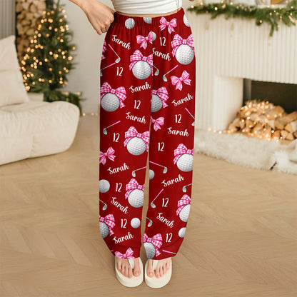Personalized Coquette Bow Golf Sweatpants Gift For Her HA75 919488