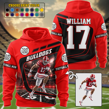 Personalized All Over Print Shirt American Football - Gift For Football Lovers NA04