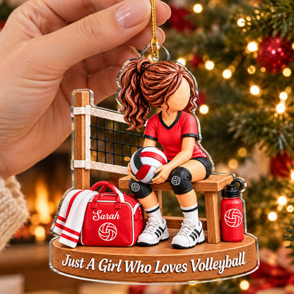 Play Hard Dream Even Bigger - Personalized Acrylic Ornament
