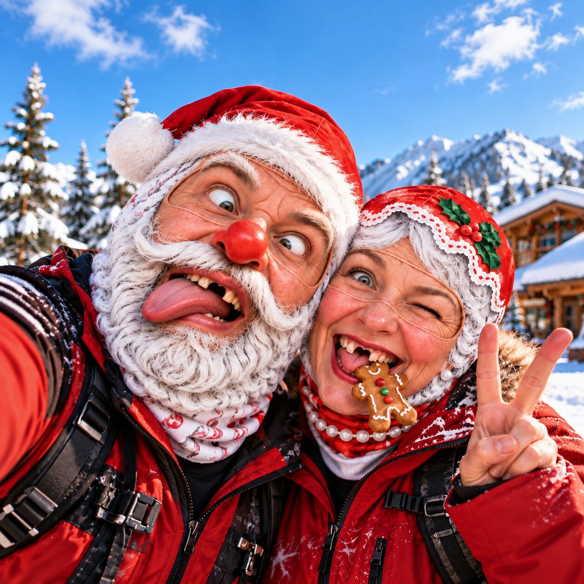 Together We Make Christmas Look Dumb - Personalized Mask