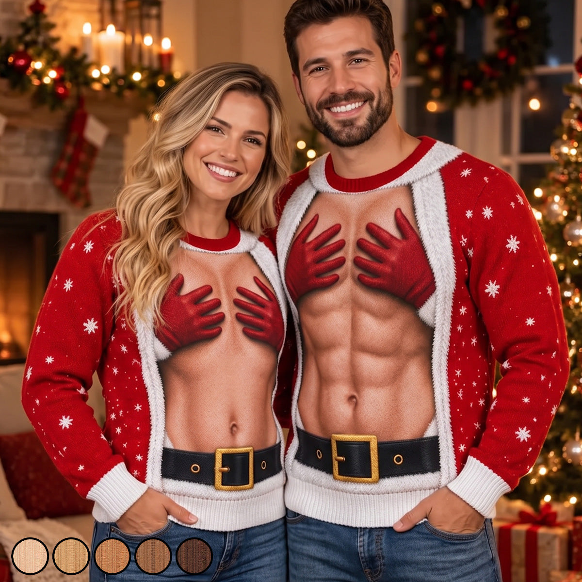 Boldly Merry Together - Personalized 3D Sweatshirt