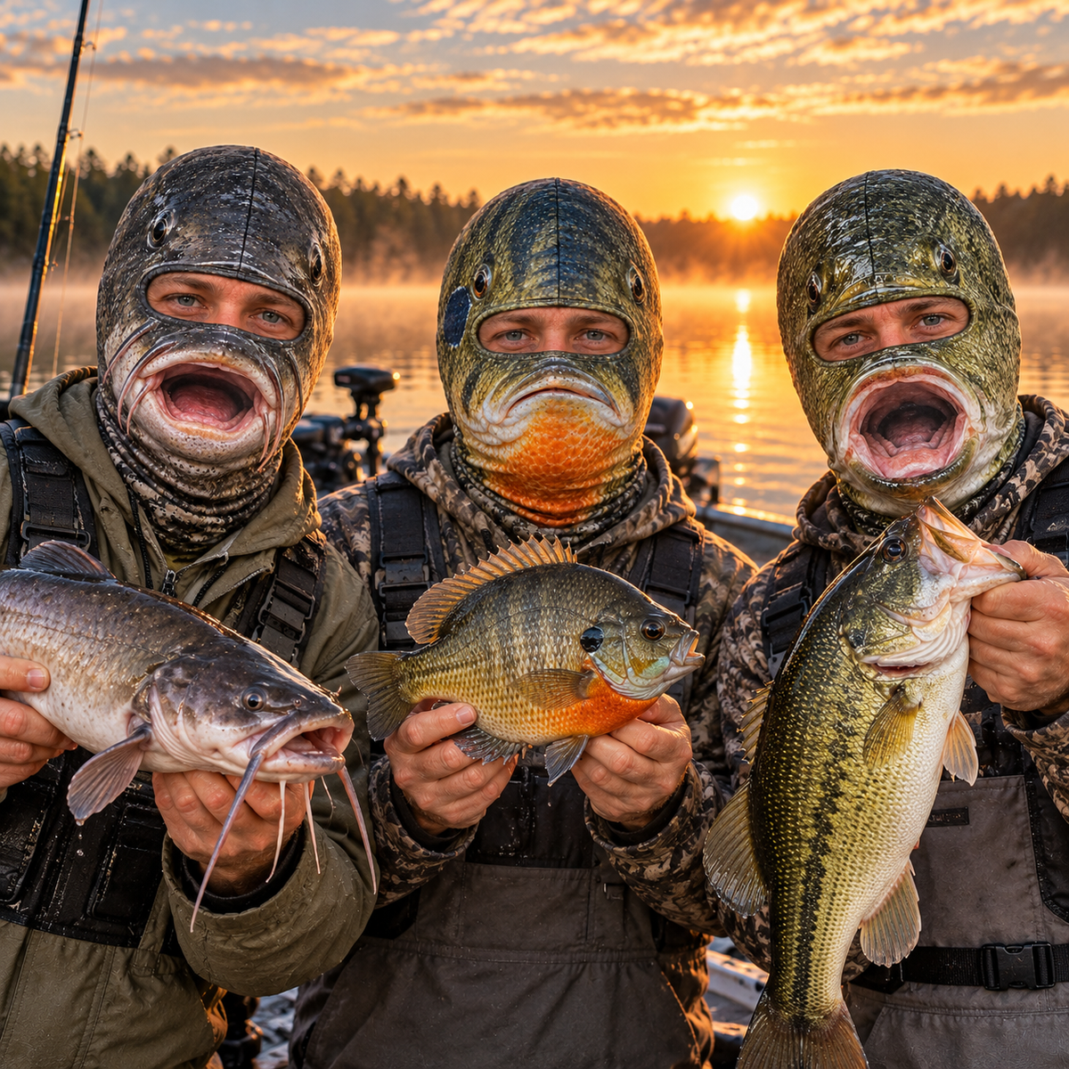 Fish You Were Here - Personalized Mask