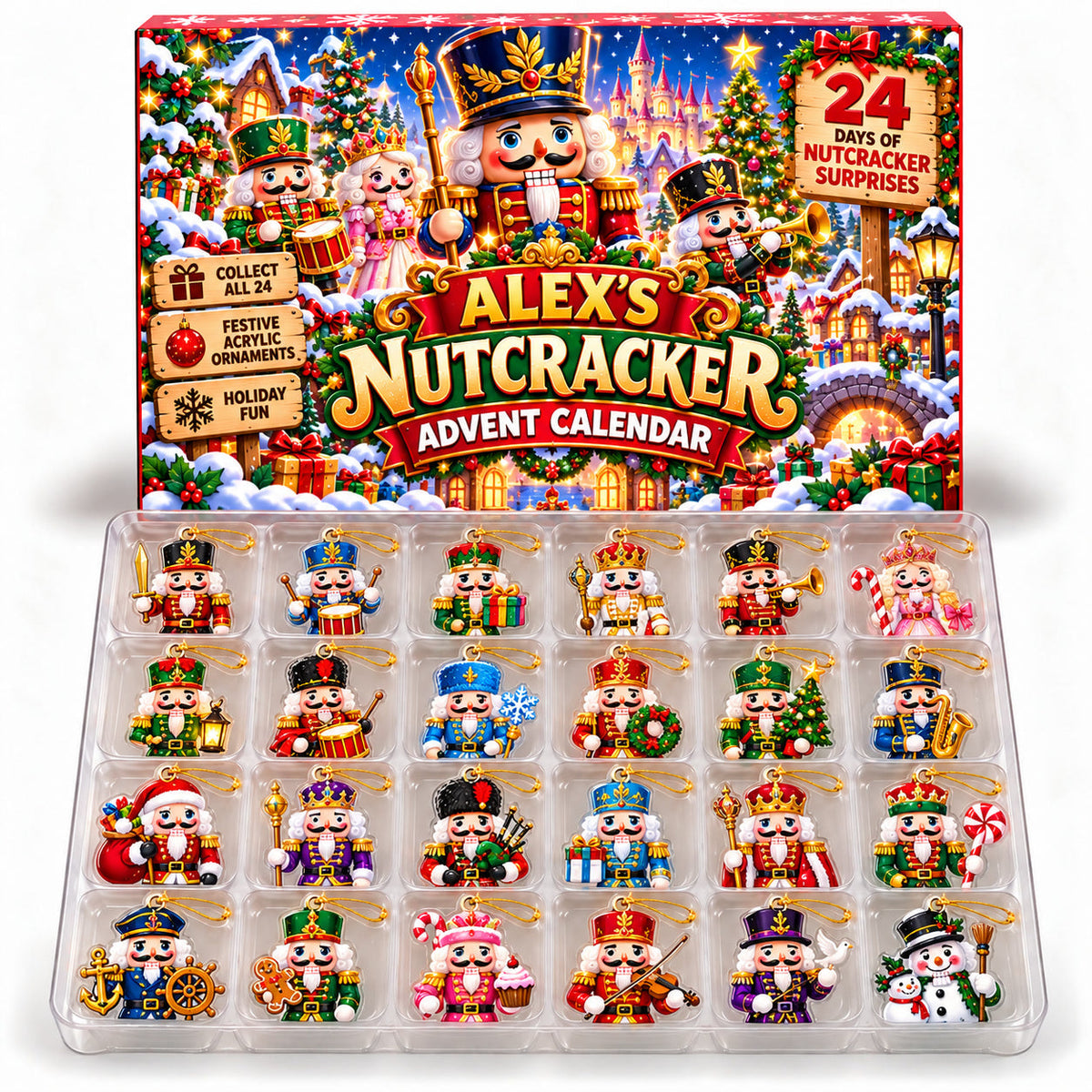 The Nutcracker March to Christmas - Personalized Christmas Advent Calendar