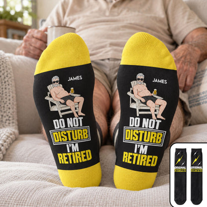 Funny Socks Gifts For Retirement - Personalized Socks