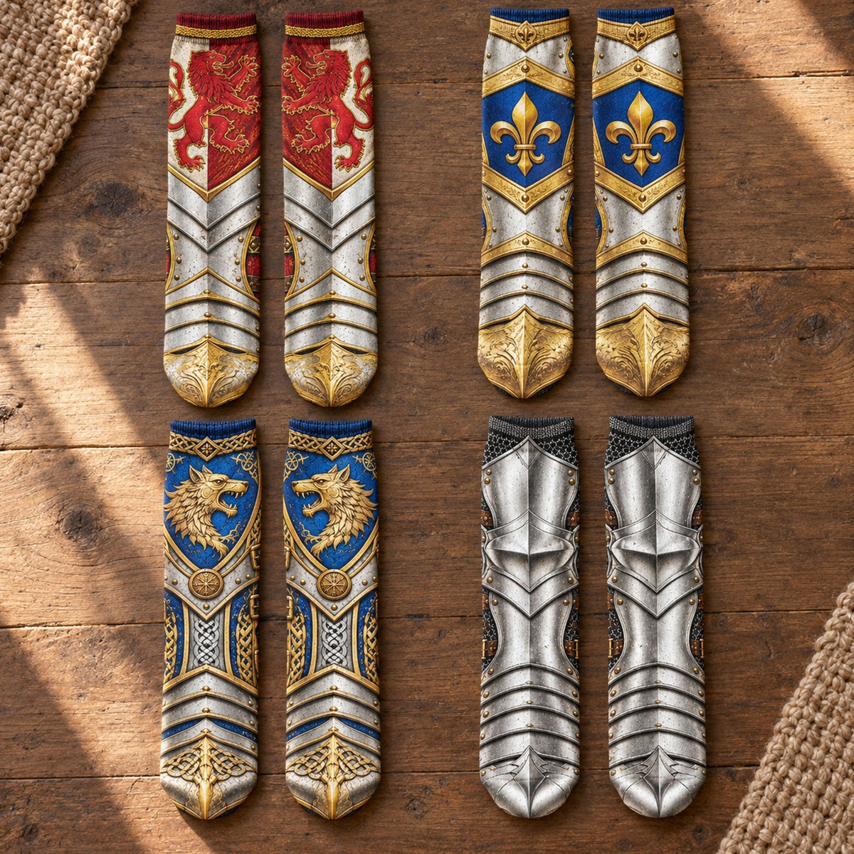 Funny Gag Gifts For Him, Coworkers, Family, Kids - Viking Norse Gaming Lovers - Personalized Socks