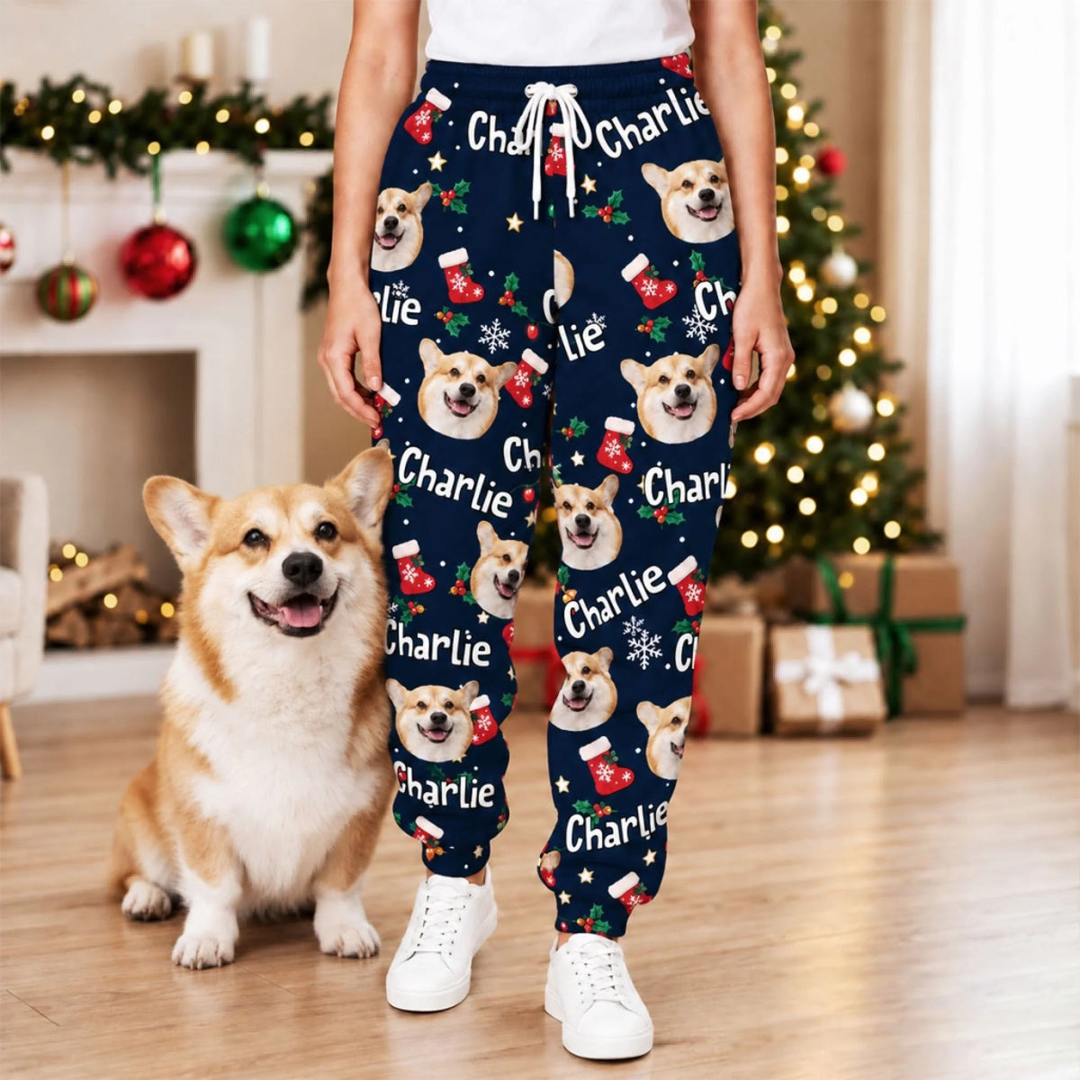 My Furry Christmas - Personalized Sweatpants