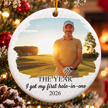 The Year With My Golf Memories - Personalized Ornament