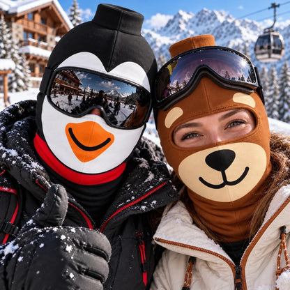 Custom Funny Animal Face Skiing Gifts For Men, Women - Personalized BlockHead Ski Mask