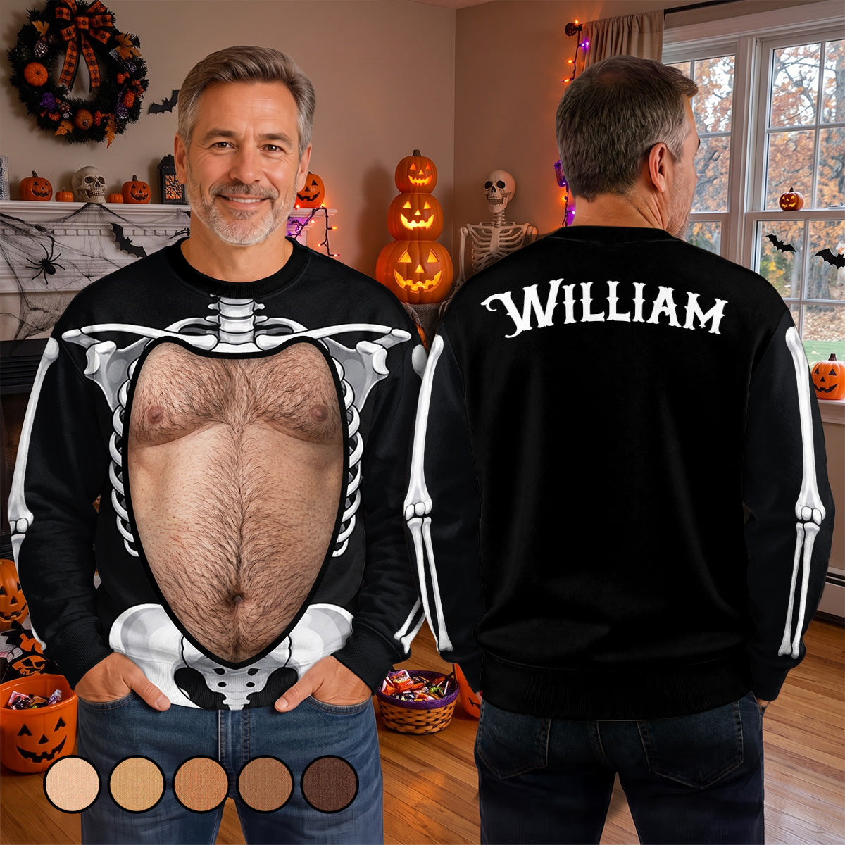 Show Off That Boo Belly - Personalized 3D Sweatshirt